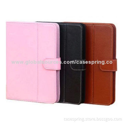 Rotating Leather Case for iPad 2, Different Materials and Colors are Available
